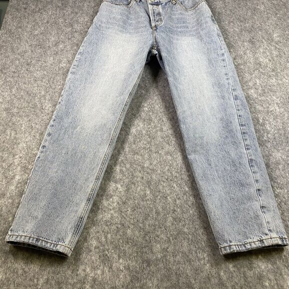 Princess Polly Light Blue High Rise Jeans - Picture 5 of 15